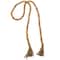 6.5ft. Brown Mango Wood Handmade Beaded Garland with Tassel